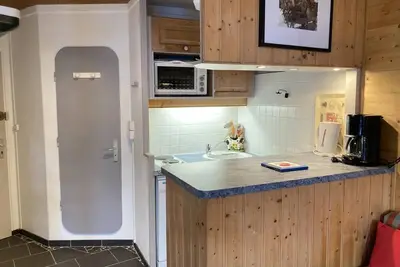 Image de À 10m des pistes de ski, 3ème étage, télévision, casier à ski, 29m², Avoriaz