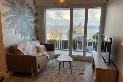 Image de Bel appartement en bord de mer avec vue et balcon 4p