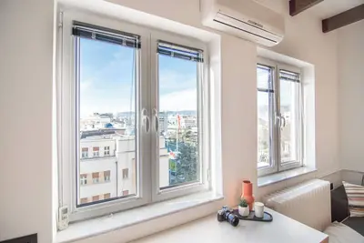 Cozy 1-bedroom apartment with WiFi, Ac in delightful Skopje