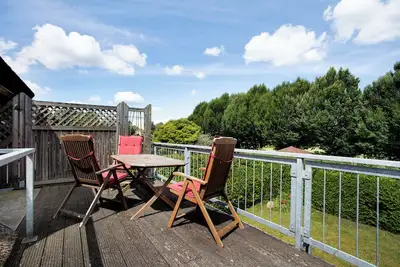 Image de Appartement \"Landhaus Peenemnde\" avec terrasse privée, jardin privé et Wi-Fi