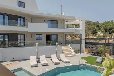 Anama Villa Ii, with Pool & Views to Rethymno