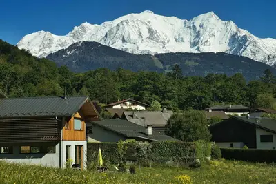 Image de Chalet de famille contemporain au pied du Mont-Blanc