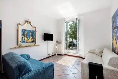 Image de Appartement 'La Finestra Sul Mare' avec vue sur la mer et balcon