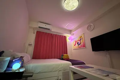 Image de 4min to Tameike Sanno stationPink Purple Magic Room3ppl - Travelerz Tokyo Akasaka / Minato-ku Tokyo