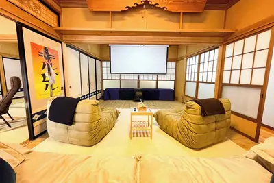 Image de Enjoy a large projector and Bbq large groups can / Minamitsuru-gun Yamanashi