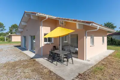 Image de Maison 6 pers. près de plage, clim, Wifi, jardin 1000m², proche Lit-et-Mixe