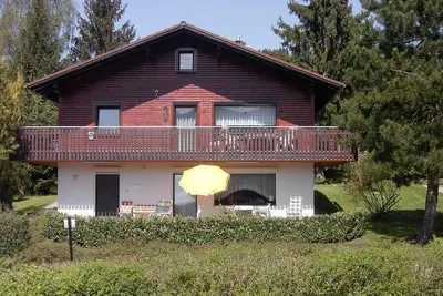 Image de Appartement 'Ferienwohnung Im Lamer Winkel' avec vue sur les montagnes, terrasse privée et Wi-Fi