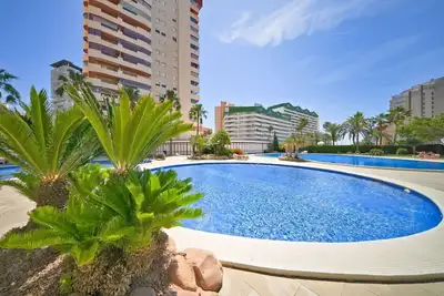 Image de Bel appartement pour 4 personnes avec Wifi, climatisation, piscine, Tv et terrasse