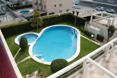 Appartement familial 3 chambres avec piscine proche plage à Gandía
