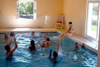 Image de Maison avec Piscine Privée Chauffée, Cheminée et Activités à Goncourt
