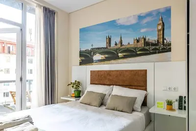 Image de Cozy studio near the sea with Ac, WiFi and big 50\" Tv in Guru Residence Batumi