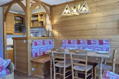 Image de À 10m des pistes de ski, 4ème étage, balcon, télévision, casier à ski, 33m², Avoriaz