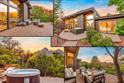Image de Upscale 5 Bdr Home - Unparalleled Sedona Red Rock Views - Tranquil Yet Central