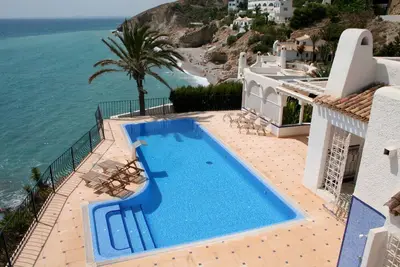 Image de Glorious Costa Blanca Villa | Villa Zagred | 3 Bedrooms | Beachfront | Spectacular Sea Views | Spacious Furnished Sun Terrace with Private Pool | Outdoor Dining Area | Villajoyosa