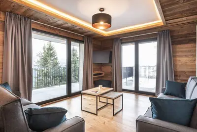 Image de Appartement élégant 10 personnes avec terrasse et vue sur vallée