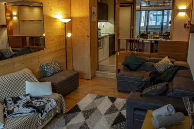 Image de Studio cosy avec balcon fermé, au pied des pistes à Isola 2000