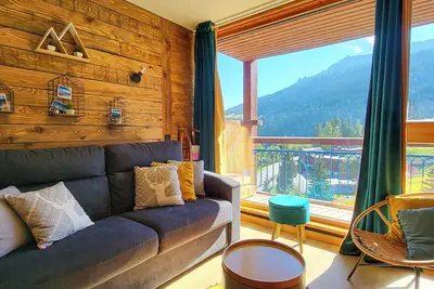 Image de Cocon cosy et entièrement refait à Arc 1800 - vue Mont Blanc
