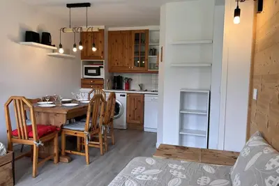 Image de À 10m des pistes de ski, Rez-de-chaussée, balcon, télévision, casier à ski, 34m², Avoriaz