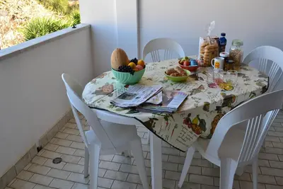 Maison de vacances avec balcon et climatisation à Torre dell'O