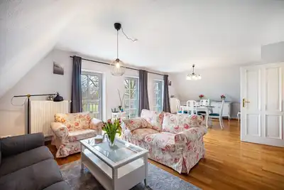 Image de Maison de vacances 'Ferienwohnung Gestüt Kriseby' avec terrasse partagée, jardin partagé et Wi-Fi