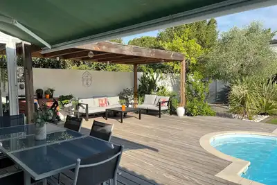 Image de Belle Villa plein sud piscine jardin pergola parking Proche centre ville plage