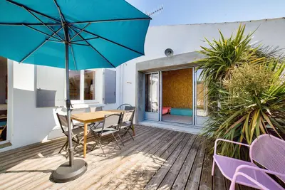 Image de À 1. 5km de la plage, maison pour 6 avec terrasse
