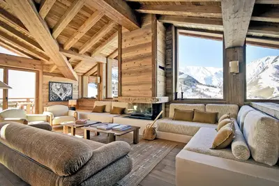 Image de Chalet luxueux 12 pers. avec bain nordique, cinéma et ski-in\/ski-out