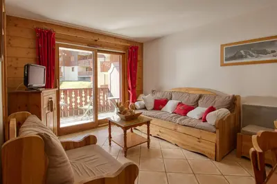 Image de Charmant appart au pied des pistes, 8 pers, 3 ch, balcon, tout équipé - Morillon 1100