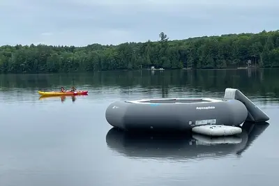 Image de Serene Waterfront Cabin in the Woods | 4-Season Escape w/ WiFi, Kayaks & Firepit