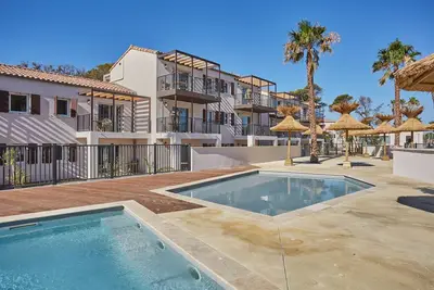 Image de Cosy studio à 650m de la plage + accès piscine