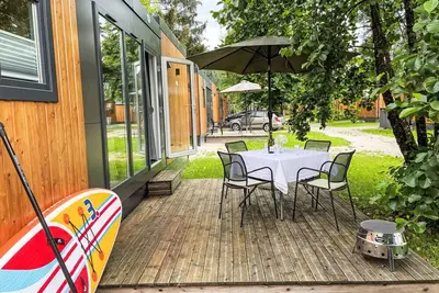 Image de Agréable appartement dans une maison de vacances avec Wifi, climatisation, Tv, terrasse, parking