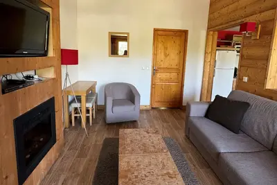 Image de Appartement 3p, piscine chauffée, animaux admis, pieds des pistes