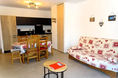 Image de Appartement neuf 42m² au pied des pistes, 1 ch, balcon, casier à skis