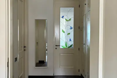 Featuring sea and mountain views, a spacious apartment with Air Condition + Wifi