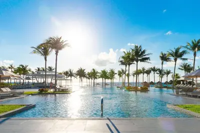 Luxurious 5 Diamond villa in Cancún with Ac, WiFi, and fitness room ☀️🏝️🌊