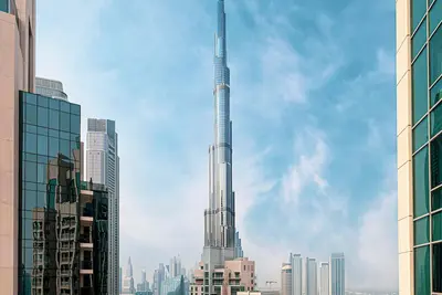 Image de 4 mins walk to Burj Khalifa & Dubai Fountain | 1 Br Luxury Apartment | Boho Vibe