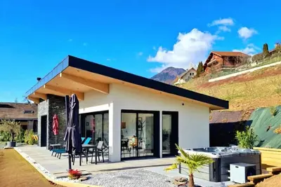 Image de Gîte 427- Maison indép. 2 pers (4*) avec Spa, vue panoramique sur Massif Bauges