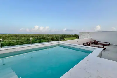 Image de Luxurious Penthouse with Ocean View in Tulum Country Club