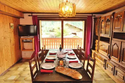 Image de Appartement 'La Corne' avec vue sur montagne, terrasse privée et balcon