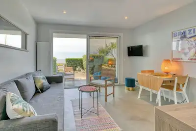 Image de Appartement 'La Baule - Bora Bora - Face Mer' avec vue sur mer, terrasse privée et Wi-Fi