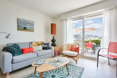 Image de À 25m de la plage, vue mer, appartement pour 4