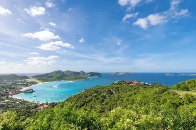 Image de Brand new boutique villa in les Hauts de Saint Jean with stunning Eden Rock view