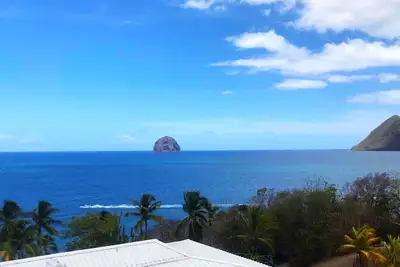 Image de Ti Studio coquet, vue mer 180 °, piscine de standing