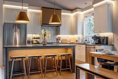 Image de Stefenee Lodge - Base of Mt. Hood w Ac, Chef's Kitchen, Ps5 & Foosball