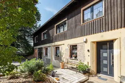 Image de Maison de vacances 'Ferienhaus Unterm Schloss' avec balcon et Wi-Fi