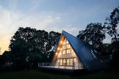 Image de Lux A-frame: sleep under the stars & walk to beach