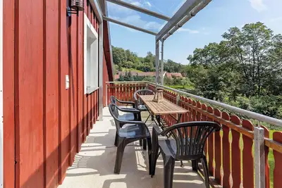 Image de Appartement 'Fewo Mit Balkon Am Wald 2-4 Pers' avec vue sur montagne, jardin privé et Wi-Fi