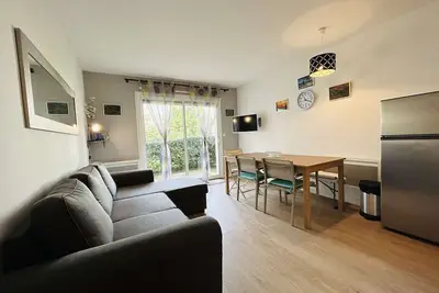 Image de Appartement 2 pièces cabine avec jardin, proche centre et marché - 4 couchages, Le Pouliguen