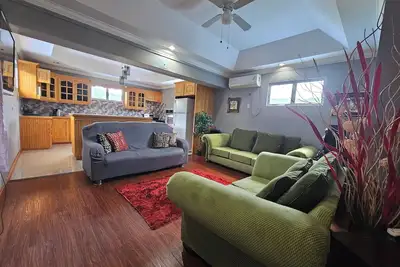 The Loft at. . . . Alta Gracia is a stylish abode with all modern conveniences.