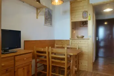 Image de Appartement pour 4 à Vallandry, accès direct aux pistes, balcon, animaux admis